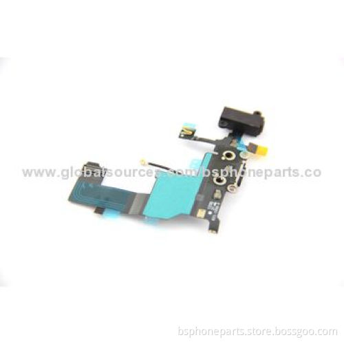 White Dock Connector Charging Port Ribbon Flex Cable for iPhone 5
